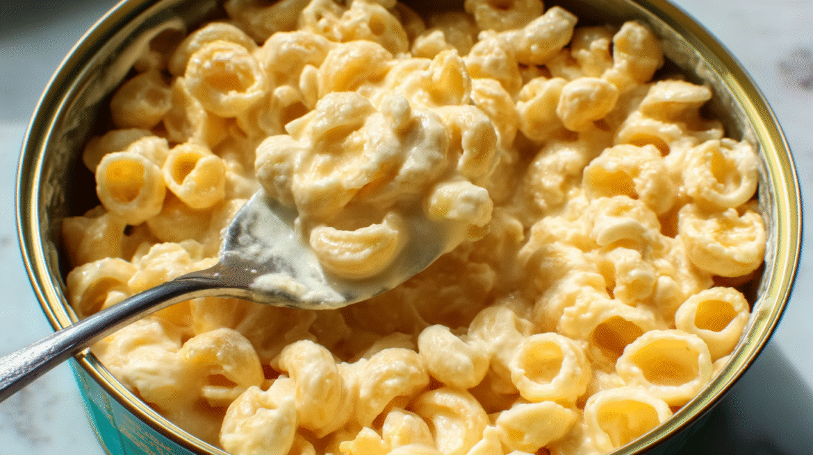 White Cheddar Mac Canned White Mac Cheese: A Creamy Delight in a Can