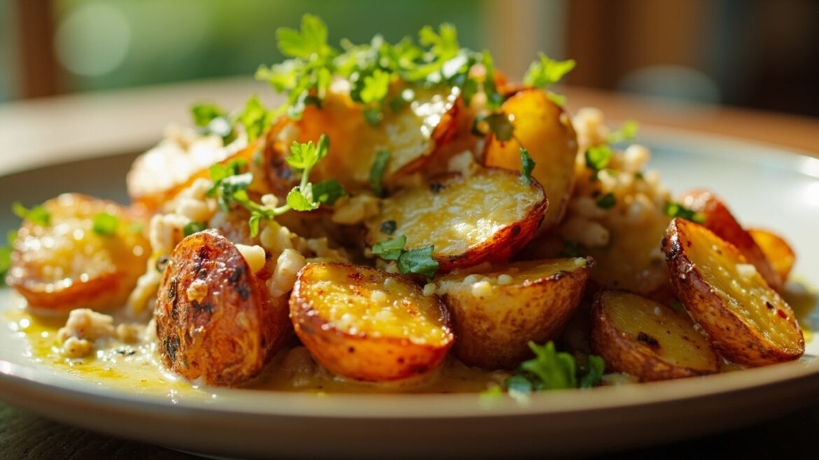 Grilled Potato Salad with Scallion Vinaigrette