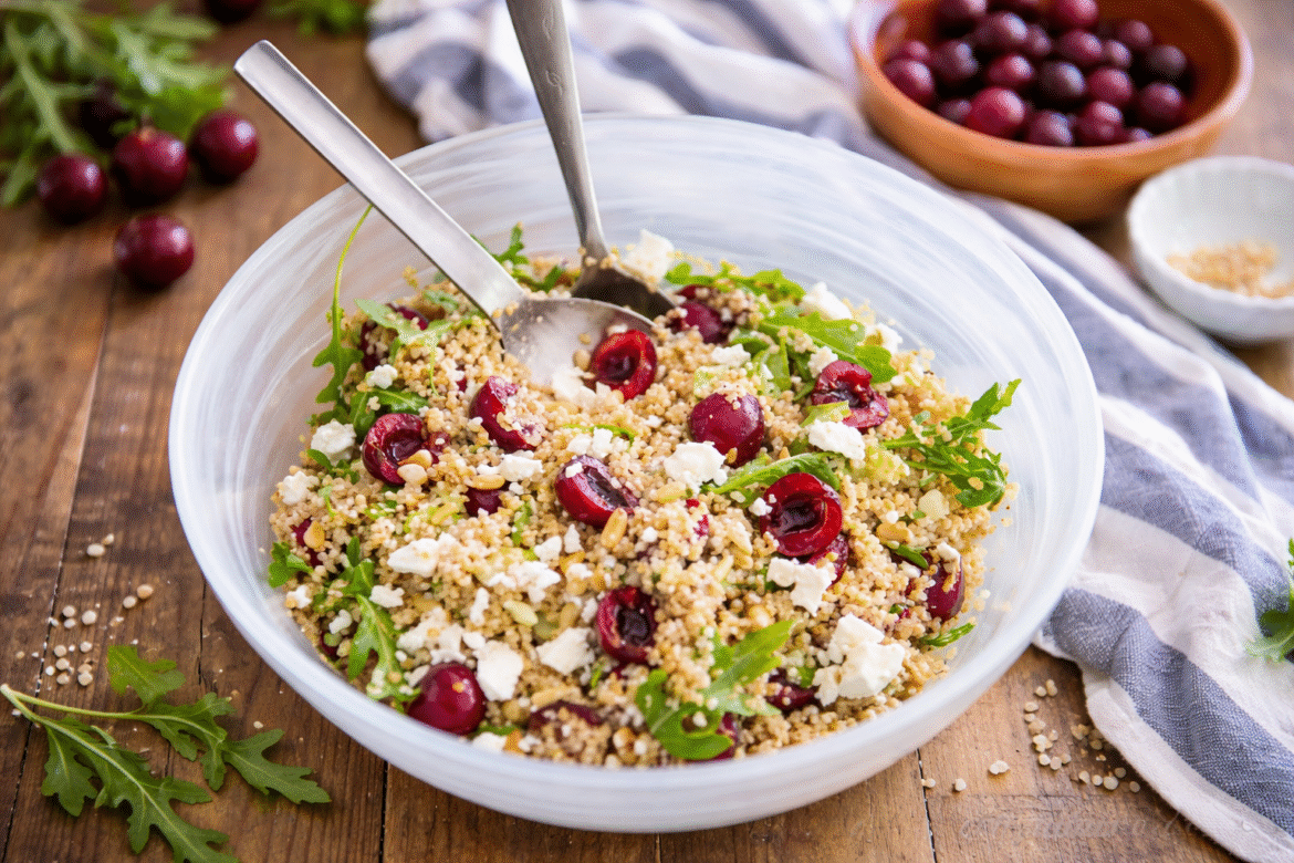 Bulgur Cherry Walnut Salad A Healthy, Refreshing & Flavor-Packed Recipe