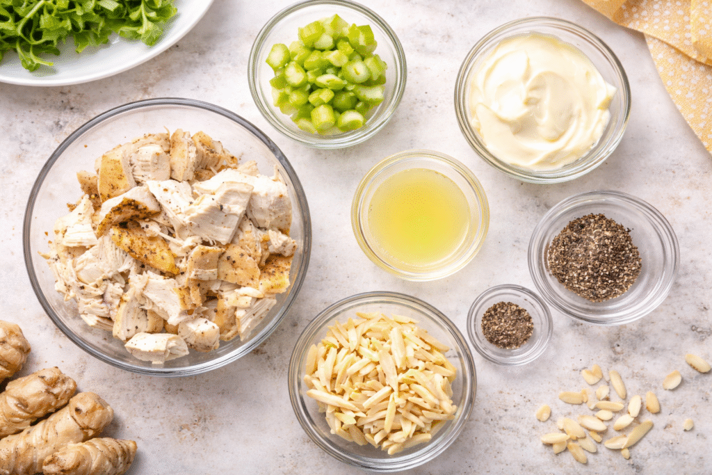 Essential Ingredients for Hotel-Style Chicken Salad