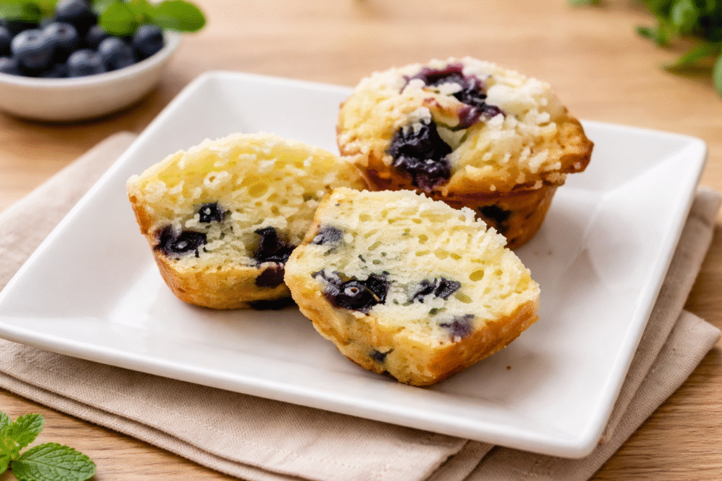 Rice Flour Blueberry Muffins