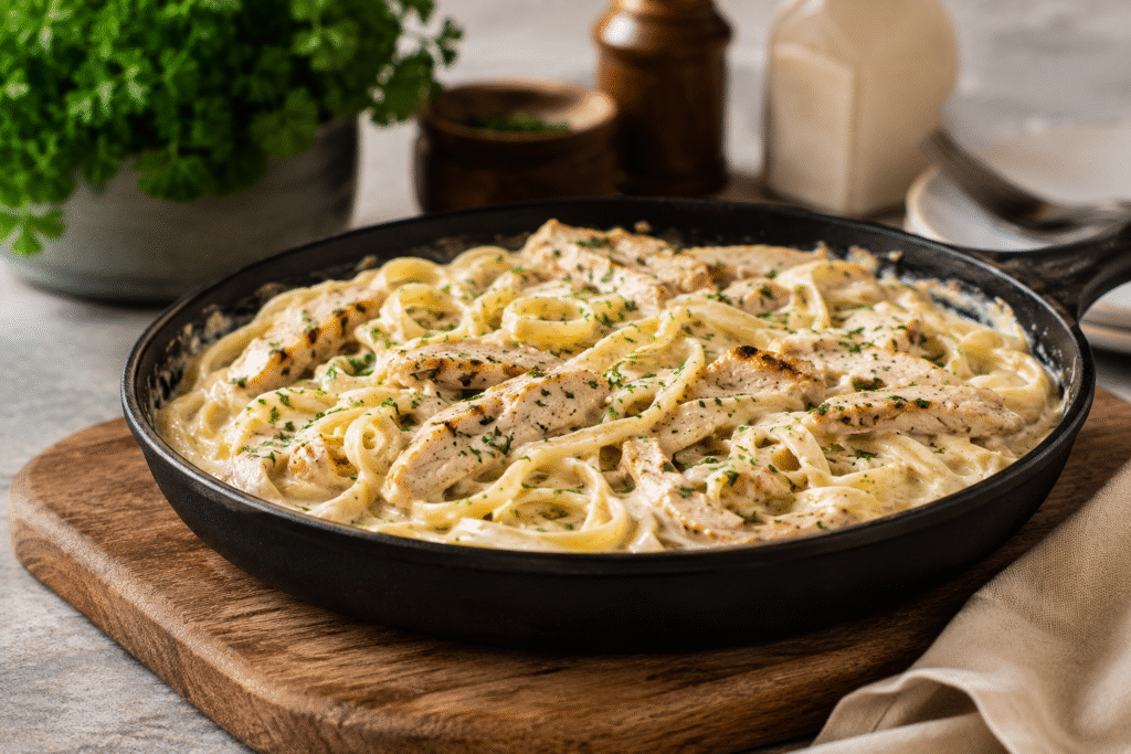 Chicken Alfredo Pasta Recipe 