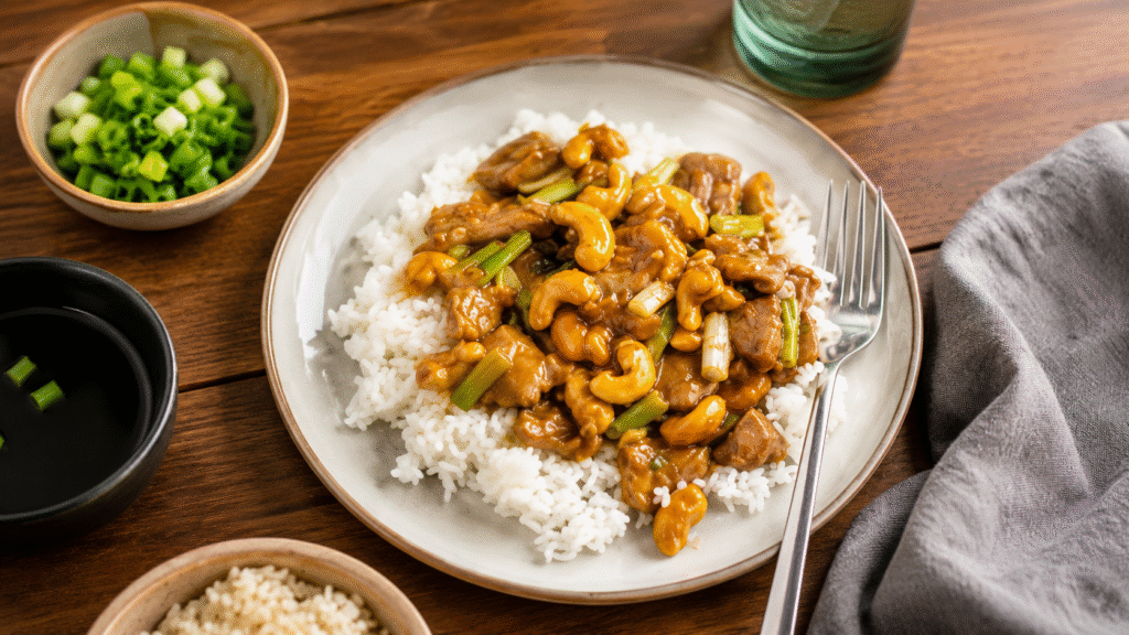 Chinese Beef with Cashews Calories Healthy Takeout or Smart Homemade Meal