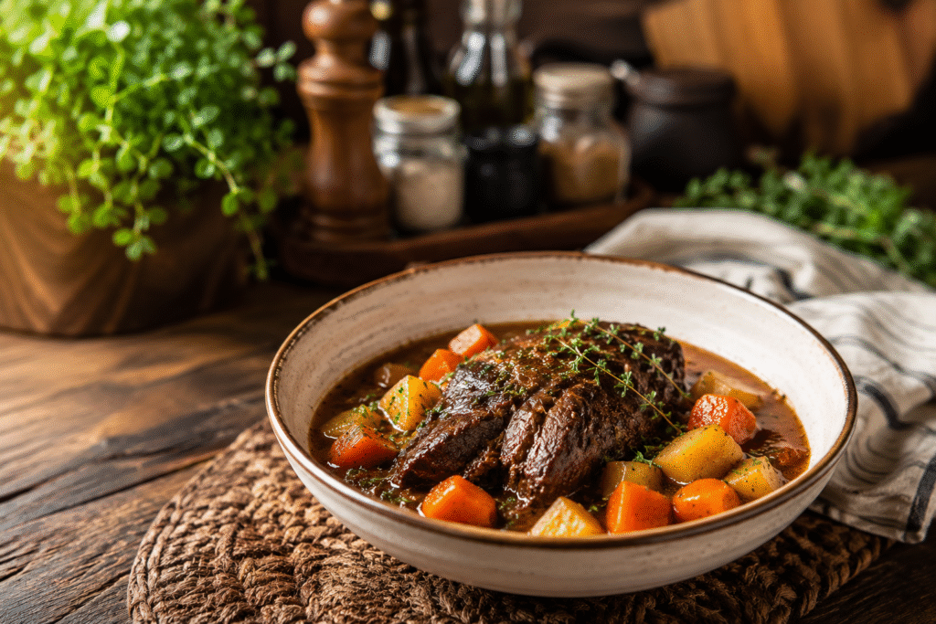 Classic Comfort How to Perfect a Pot Roast Recipe (Oven-Baked Method)