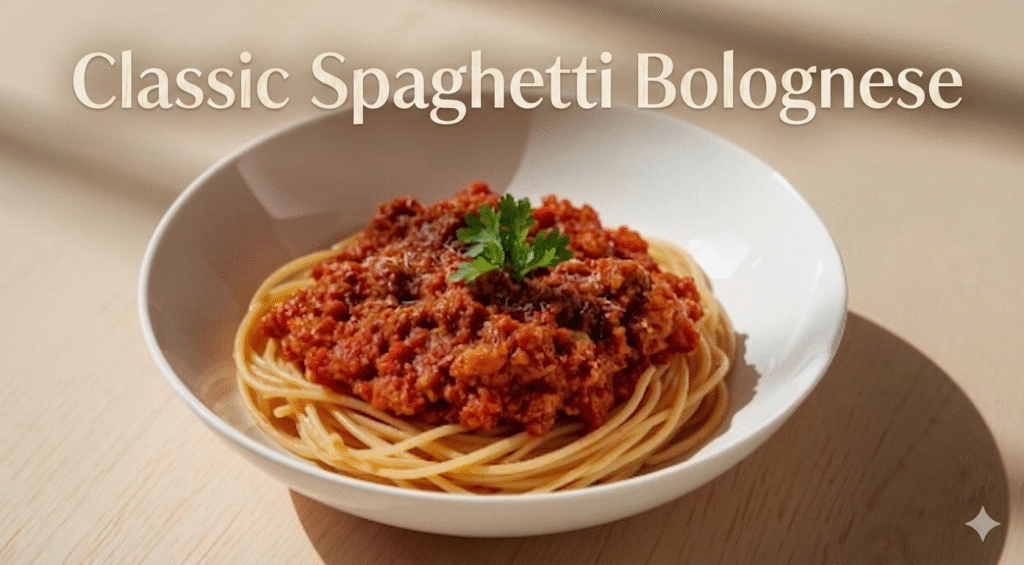 Classic Spaghetti Bolognese