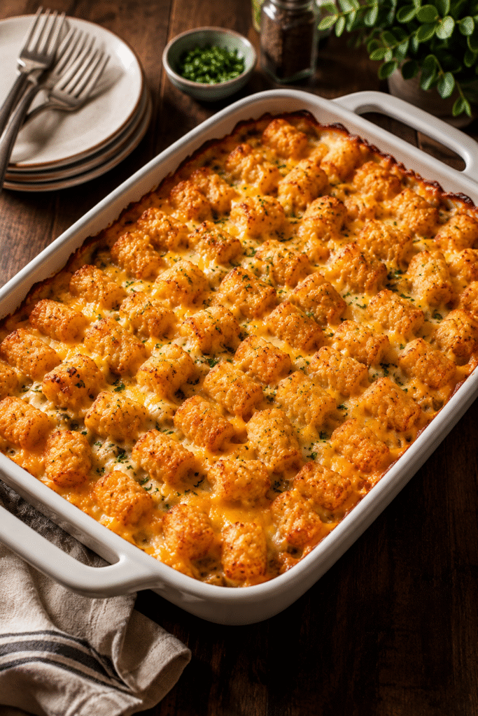 Easy Tater Tot Breakfast Casserole Quick Prep for Busy Mornings