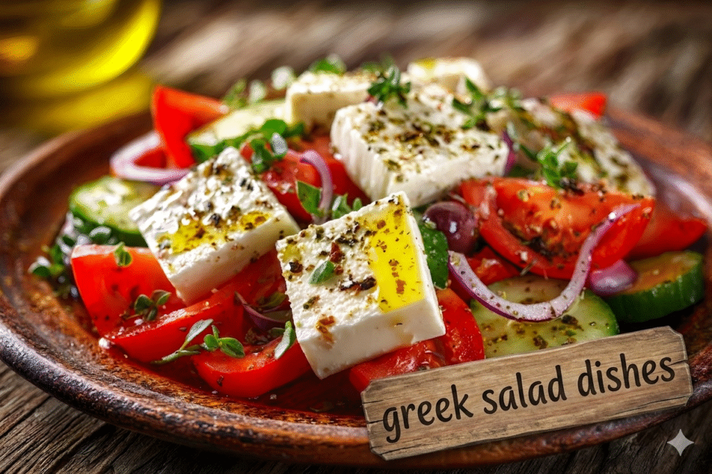 Greek Salad Dishes