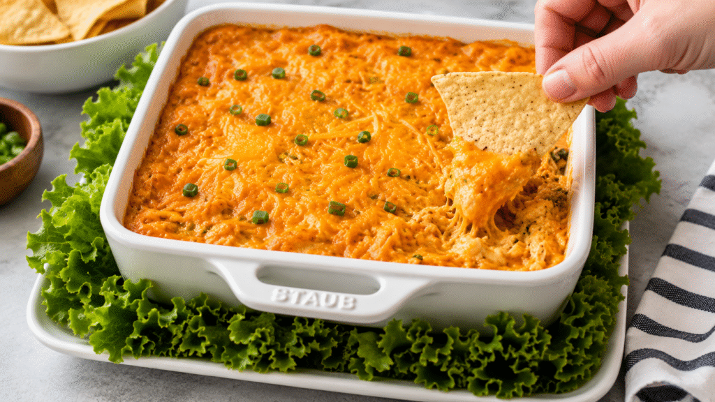 How to Make Dairy Free Buffalo Chicken Dip With Cream Cheese (Plant-Based)