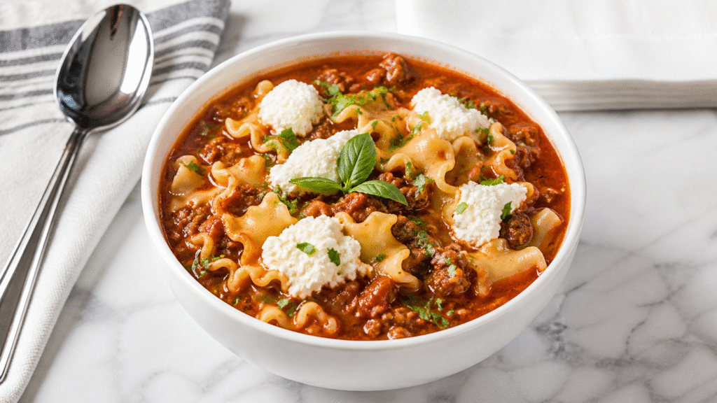 Lasagna Soup Recipe Easy Step-by-Step Beginner Guide