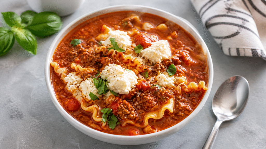 Lasagna Soup The Ultimate Comfort Food Recipe for Every Season