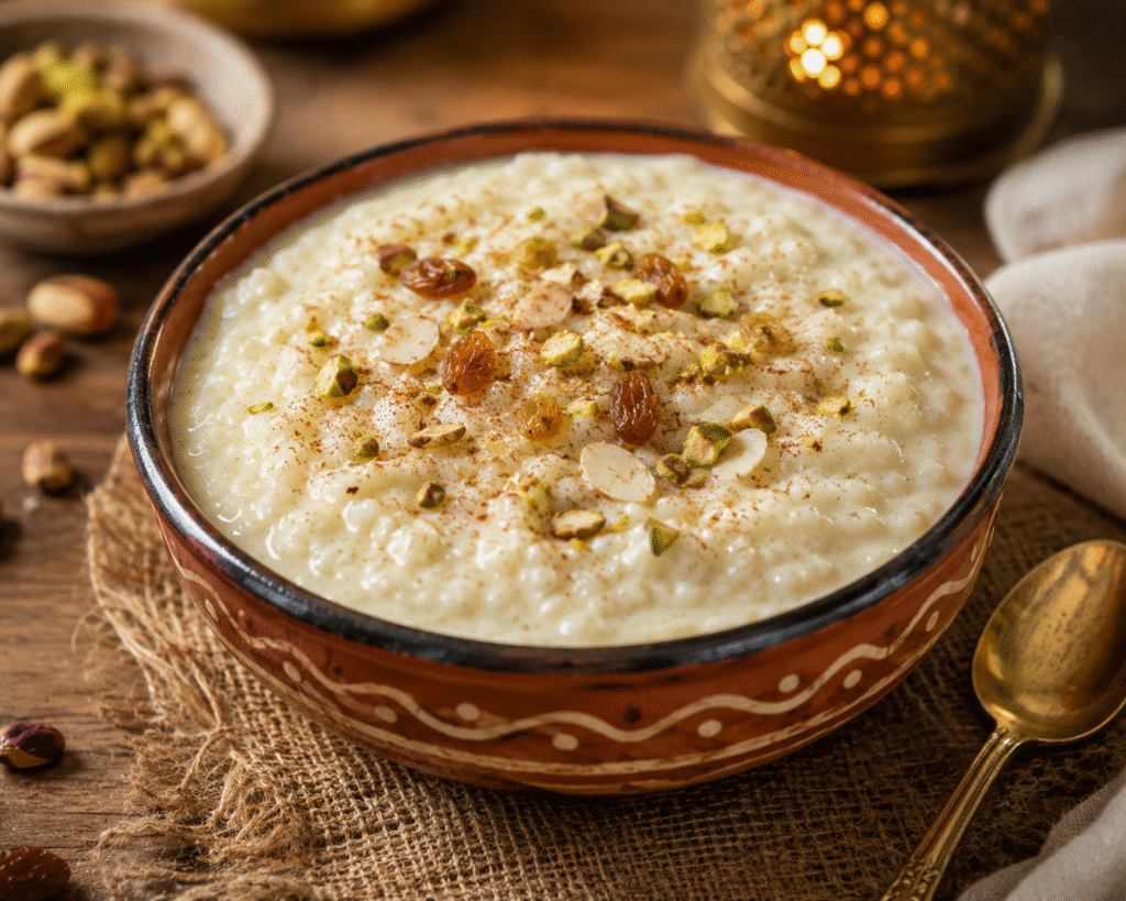 Rice Pudding Dish
