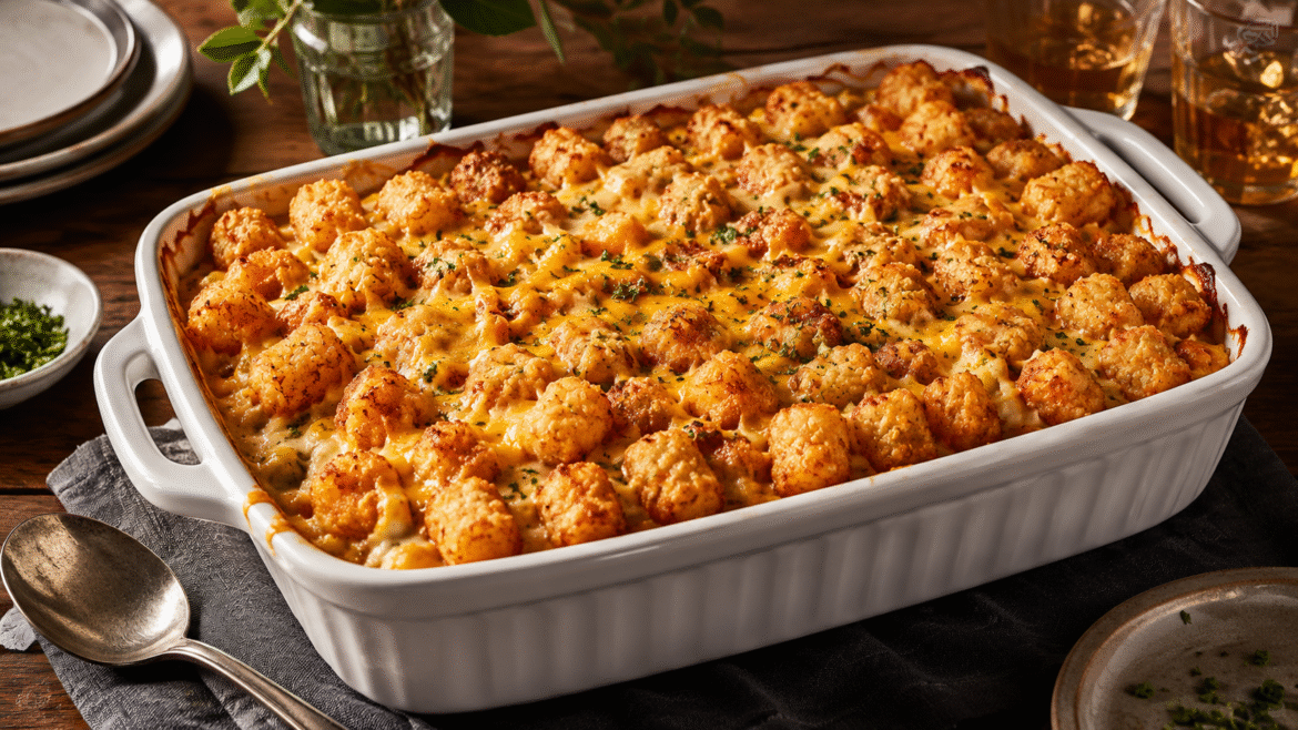 Tater Tot Breakfast Casserole The Ultimate Comfort Brunch Everyone Will Love