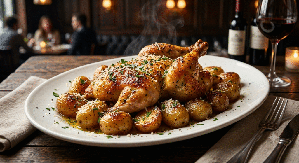 Ultimate One-Pot Meal Slow cooker garlic parmesan chicken and potatoes