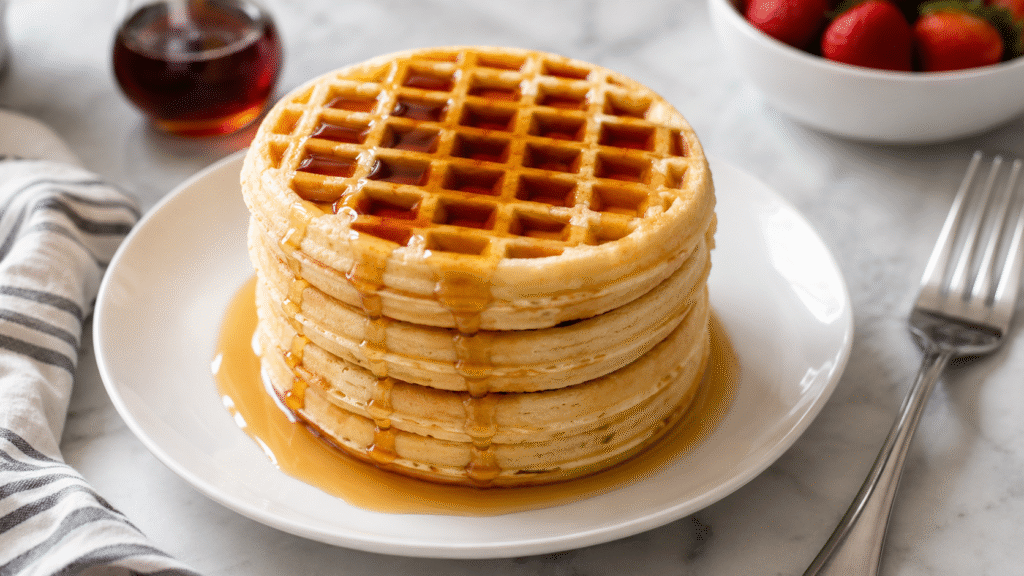 Waffle Recipe Without Milk Crispy, Fluffy, and Surprisingly Easy