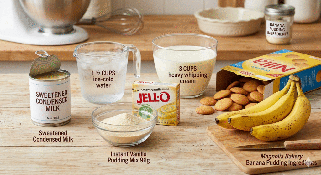 Bakery Banana Pudding Ingredients You Need