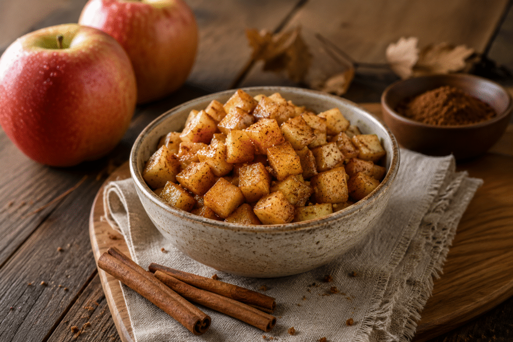 Cinnamon Apple Crisp for Two